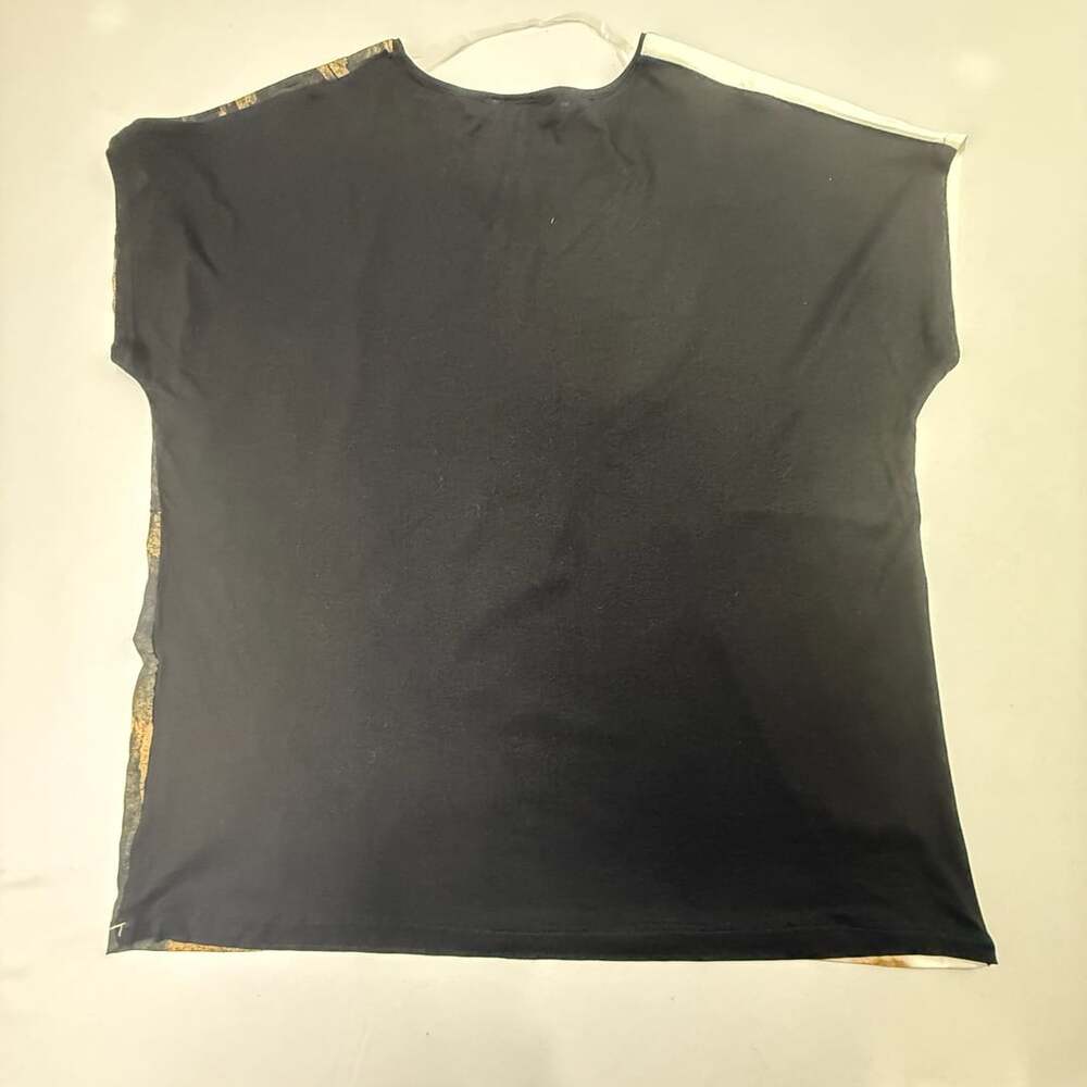NELLY V-Neck Top Size 1 Multicolored Graphic Print - Picture 8 of 8